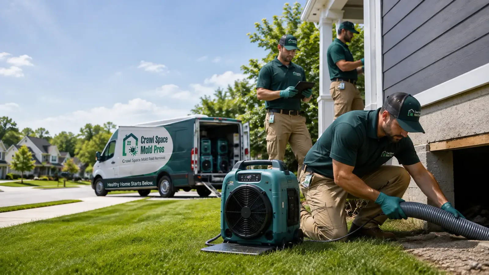 Crawl Space Mold Removal in Ennis, TX